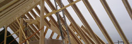 Holzbau im Dach